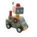 Wooden Robot Pull Back Vehicle